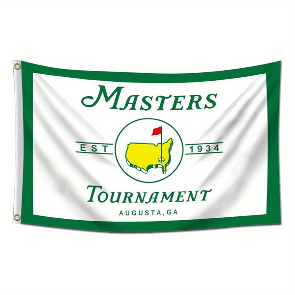 Furlista Masters Flag Golf Banner Garage Wall Decor 3x5ft 90x150cm/Vibrat Color HD Printing Polyster Banner