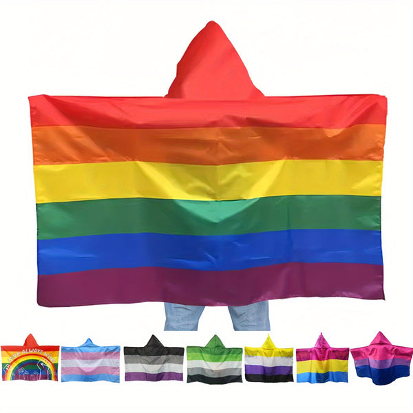 LGBTQ Body Flag 90x150cm 3x5ft  Cape flag flying Indoor Outdoor Lesbian Transgender LGBT Body Flag Cape LGBTQ Gay Pride Rainbow Flag