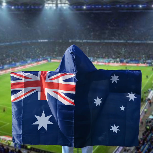 Australia Body Flag 90x150cm 3x5ft AUS AU Cape flag fans gift indoor Outdoor Banner Decorations cape flag fan Banner Cheering Flag