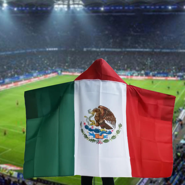 Mexico body flag 90x150cm 3x5ft  MX Mex Mx Mexican Cape flag fans gift indoor Outdoor Banner Decorations cape flag fan Banner Cheering Flag