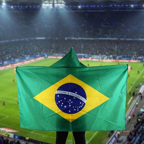 Brazil Body Flag 90x150cm 3x5ft Brasil Brazilian Banner Cape Flag National Body Flag