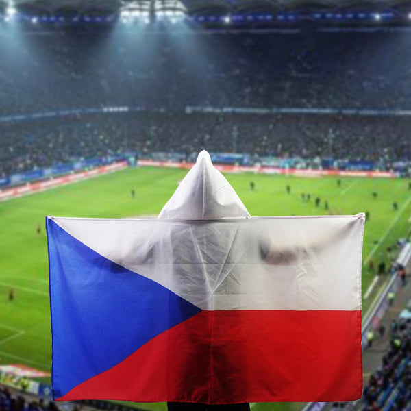 Czech Republic 90x150cm 3x5ft Czech CAPE FAN flags Authentic Banner Perfect for Indoor and Outdoor Use