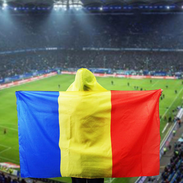 Romania BODY Flag with Cap 90x150cm 3x5ft Romanian CAPE FAN flag for true patriots