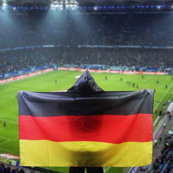 Germany BODY Flag with Cap 90x150cm 3x5ft German CAPE FAN flags Banner
