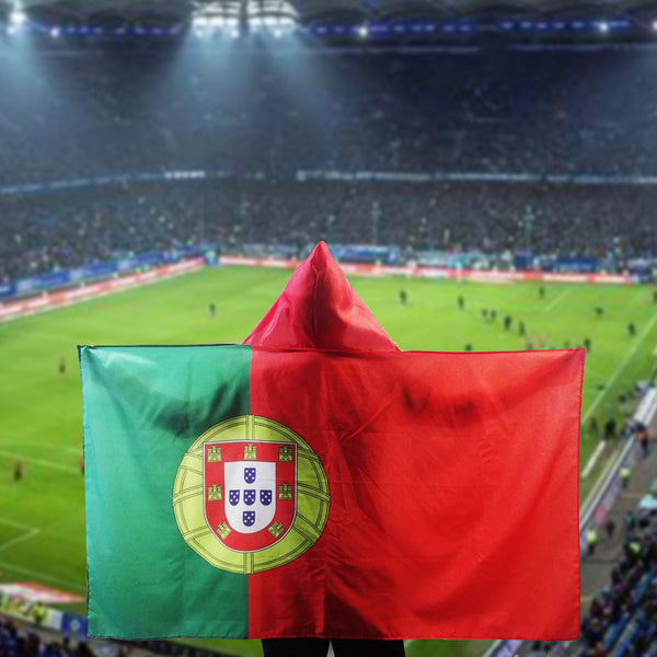 Portugal BODY Flag with Cap 90x150cm 3x5ft Portuguese CAPE FAN flags BODY Flag football flag