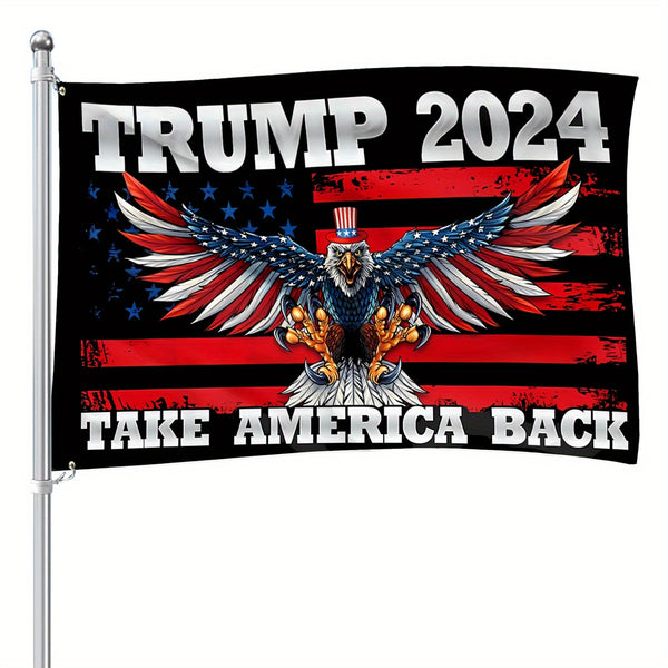 TRUMP 2024 Flag Take America Back Flag 3x5fts 90x150cm Colorful And UV Resistant Visibility Suitable For Indoor And Outdoor Activity Decoration In Gardens