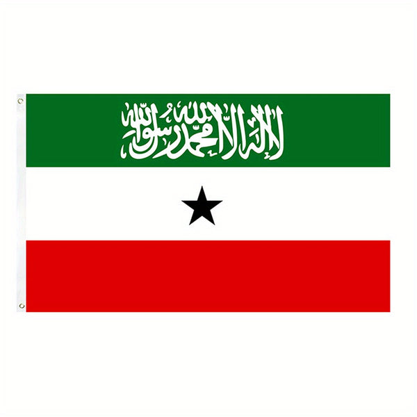 Somaliland flag 90x150cm 3X5Ft Hanging Polyester Somaliland national Flags Polyester with Brass Grommets Flag Banner For Decoration Fade Resistant Vivid Colors
