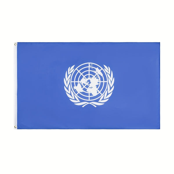 UN world United Nations Flag 90x150cm 3X5 Ft UN flag For Office/Activity/parade/Festival/Home Decoration Banner