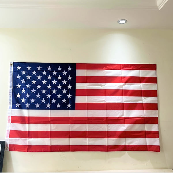 USA American Flag 2 x 3ft  60x90cm High Quality Double Sided Printed Polyester United States National Flag Grommets USA United States U.S. Flag