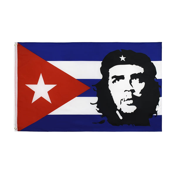 1pc EI CHE Ernesto Guevara With Cuba Flag cuba revolution hero EI CHE Ernesto Guevara Flag 90x150cm 3x5FT