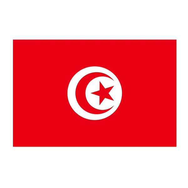 Tunisia Tunisie TUN TN Flag 90X150cm 3x5FT Polyester A Red Star And Crescent Tunisian National Flags For Decoration Polyester Outdoor Indoor Hanging flag
