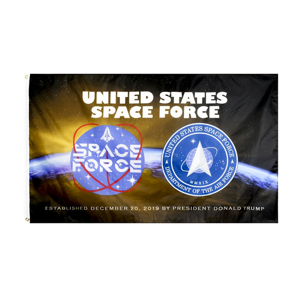 United states space force US SPACE FORCE flag For Decoration 3x5FT 90X150cm