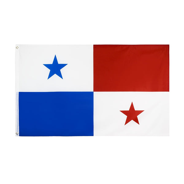 1 pc Panama flag 3x5ft 90x150cm bandera polyester Flying for Socce pan pa Panama Flag 90x150cm pan pa Panama Flag