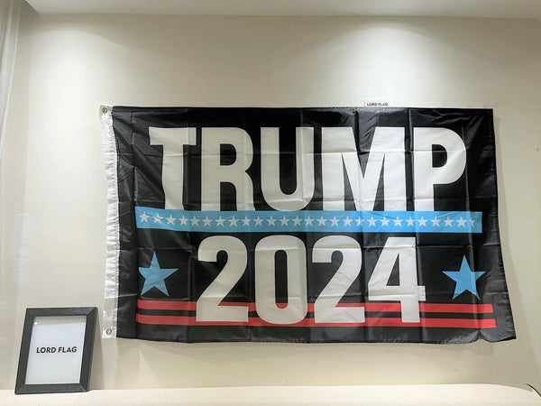 Free shipping 150x90cm Trump 2024 Flag Polyester Printed Trump Flag Keep America Great I will be back flag