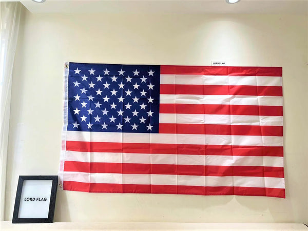 US USA American Flag 150x90cm us flag High Quality Double Sided Printed Polyester United States National Flag Grommets USA Flag