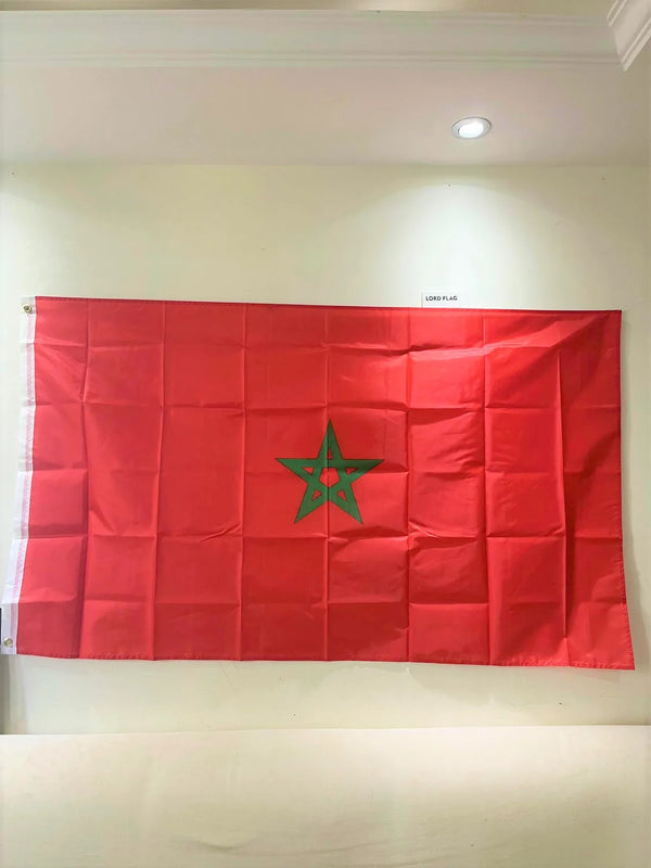 free shipping Morocco National flag 90x150cm MA MAR The Kingdom of polyester digital printing maro moroccan morocco flag